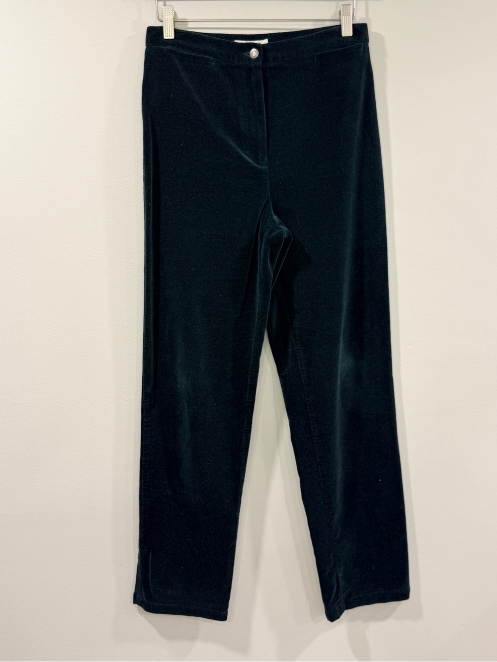 Jones Wear Women’s Hunter Green Velvet Womens Dress Pants Size 4